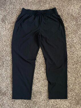 Gap Fit Athletic Sweatpants Black Lightweight Activewear Sportswear